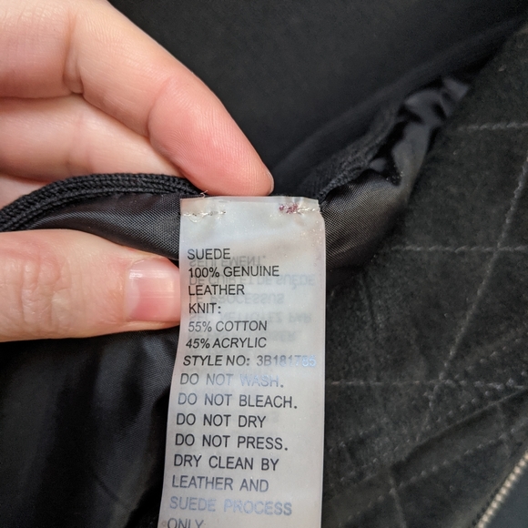 Peter Nygard Ladies Black Suede Leather Coat, Size L - Picture 7 of 10